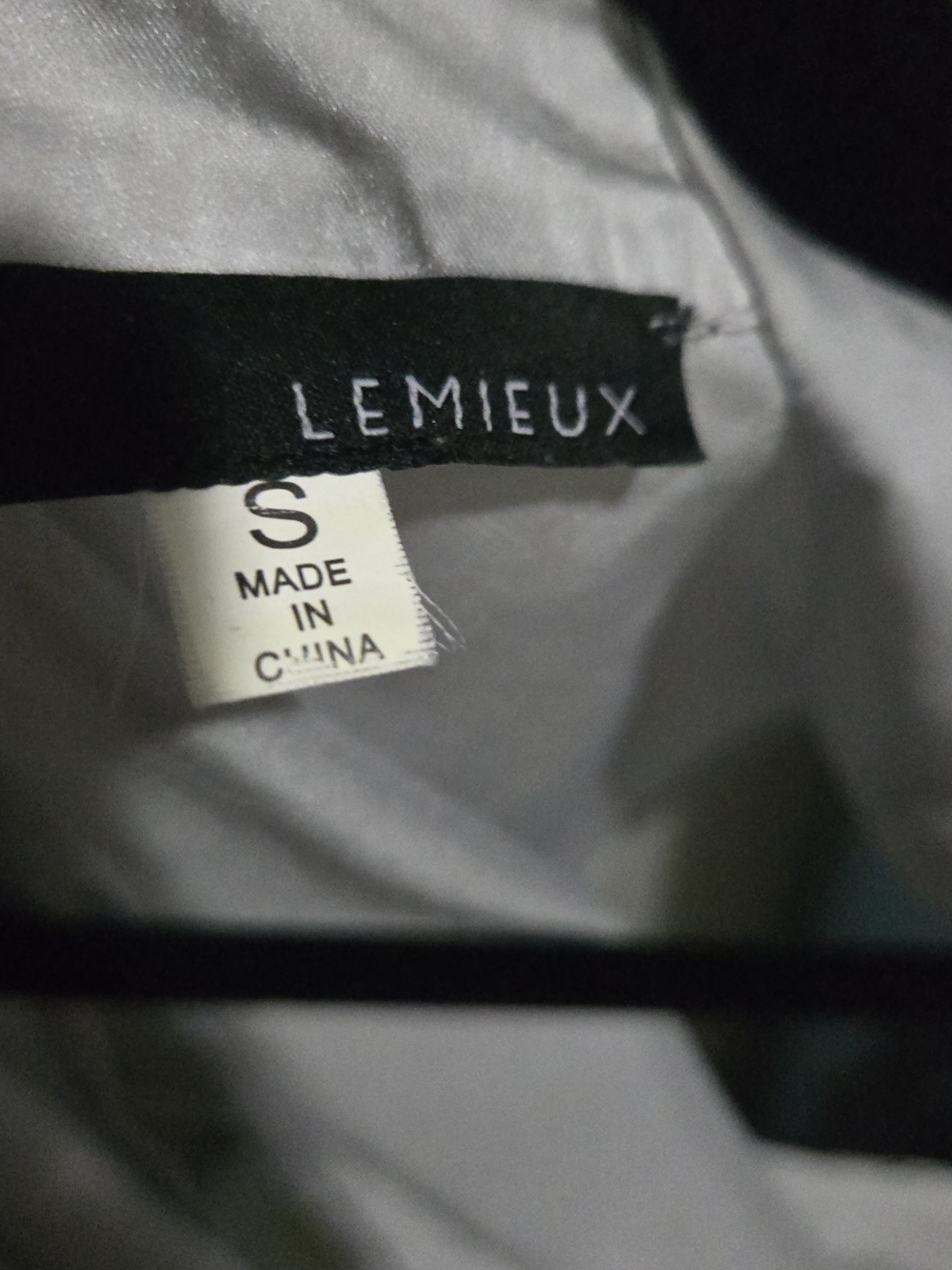 Vintage Lemieux Silver Draped Wrap Dress - Picture 2 of 6